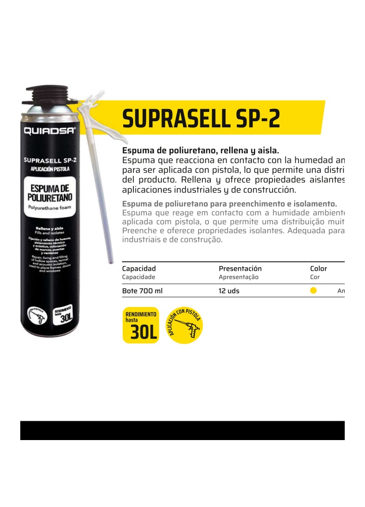 QUIADSA SUPRASELL SP-2 imagen oficial catálogo 2026