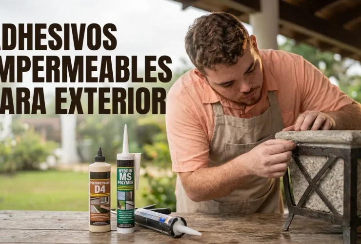 Adhesivas Resistentes al Agua para Exteriores Cuál Elegir