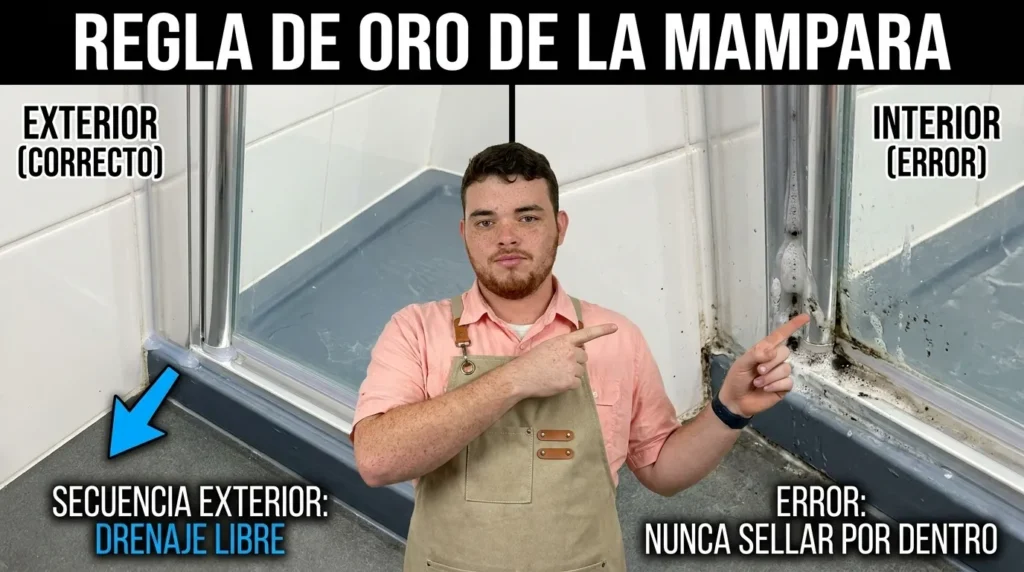CÓMO SELLAR UNA MAMPARA DE DUCHA CORRECTAMENTE