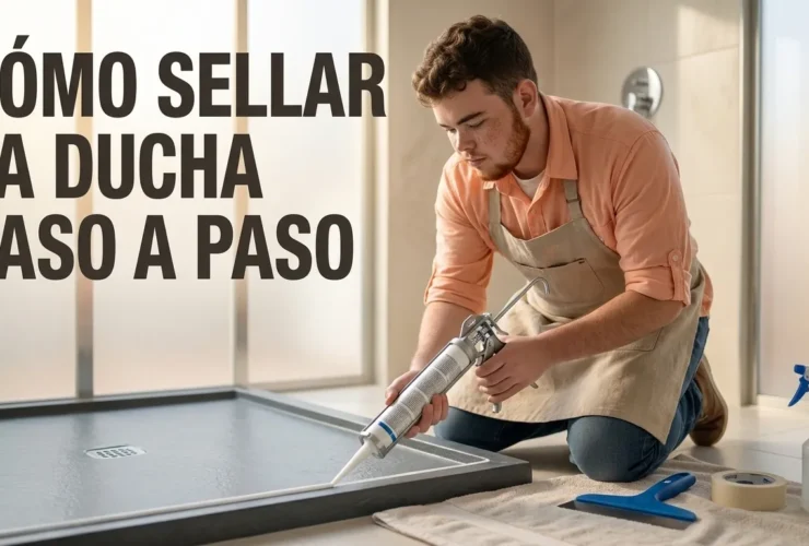 Cómo Sellar la Ducha Paso a Paso con Silicona Tutorial Fácil