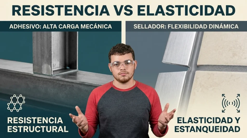 Diferencias clave entre adhesivos y selladores