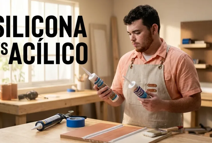 Silicona vs Sellador Acrílico Diferencias y Cuándo Usar Cada Uno