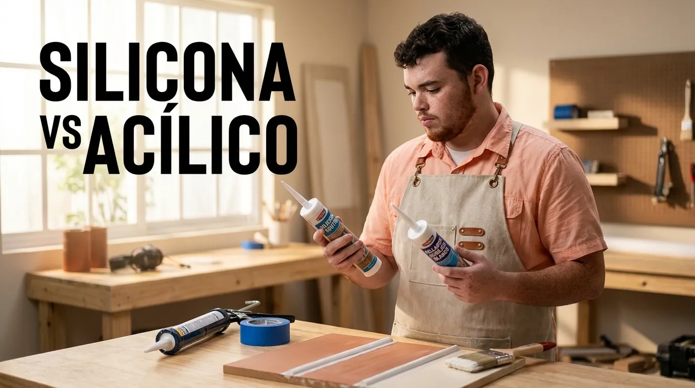Silicona vs Sellador Acrílico Diferencias y Cuándo Usar Cada Uno