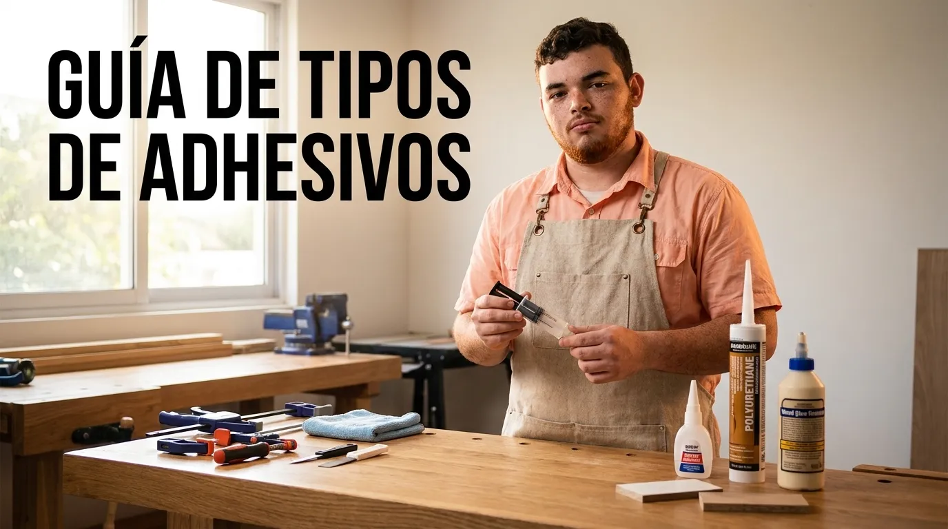Tipos de Adhesivos que Existen y Cuándo Usar Cada Uno